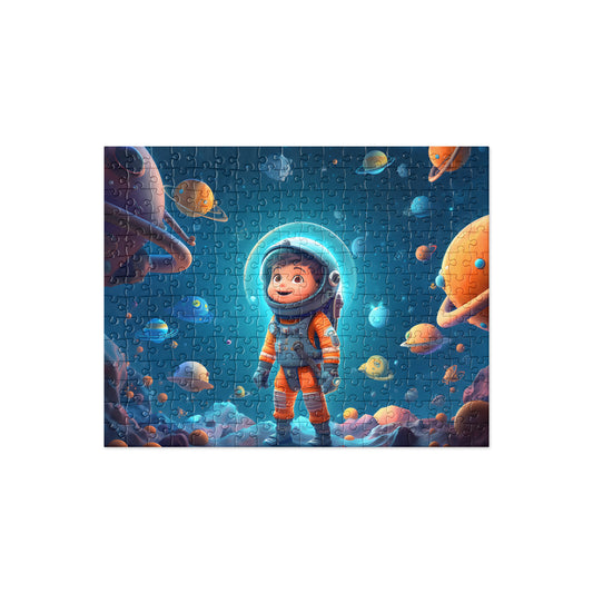 Jigsaw puzzle- Boy in Space