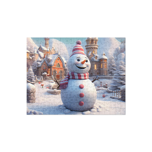 Jigsaw puzzle- Snow man