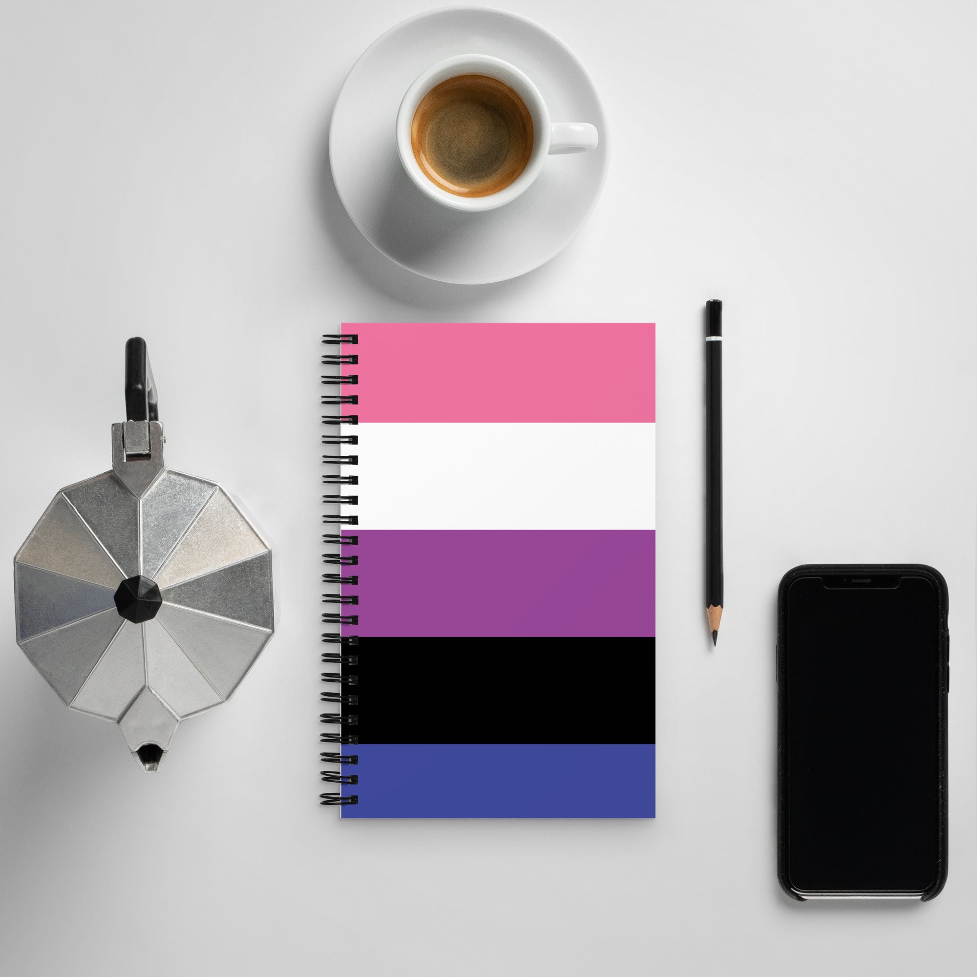 Spiral notebook- Genderfluid