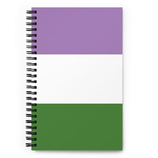 Spiral notebook- Genderqueer