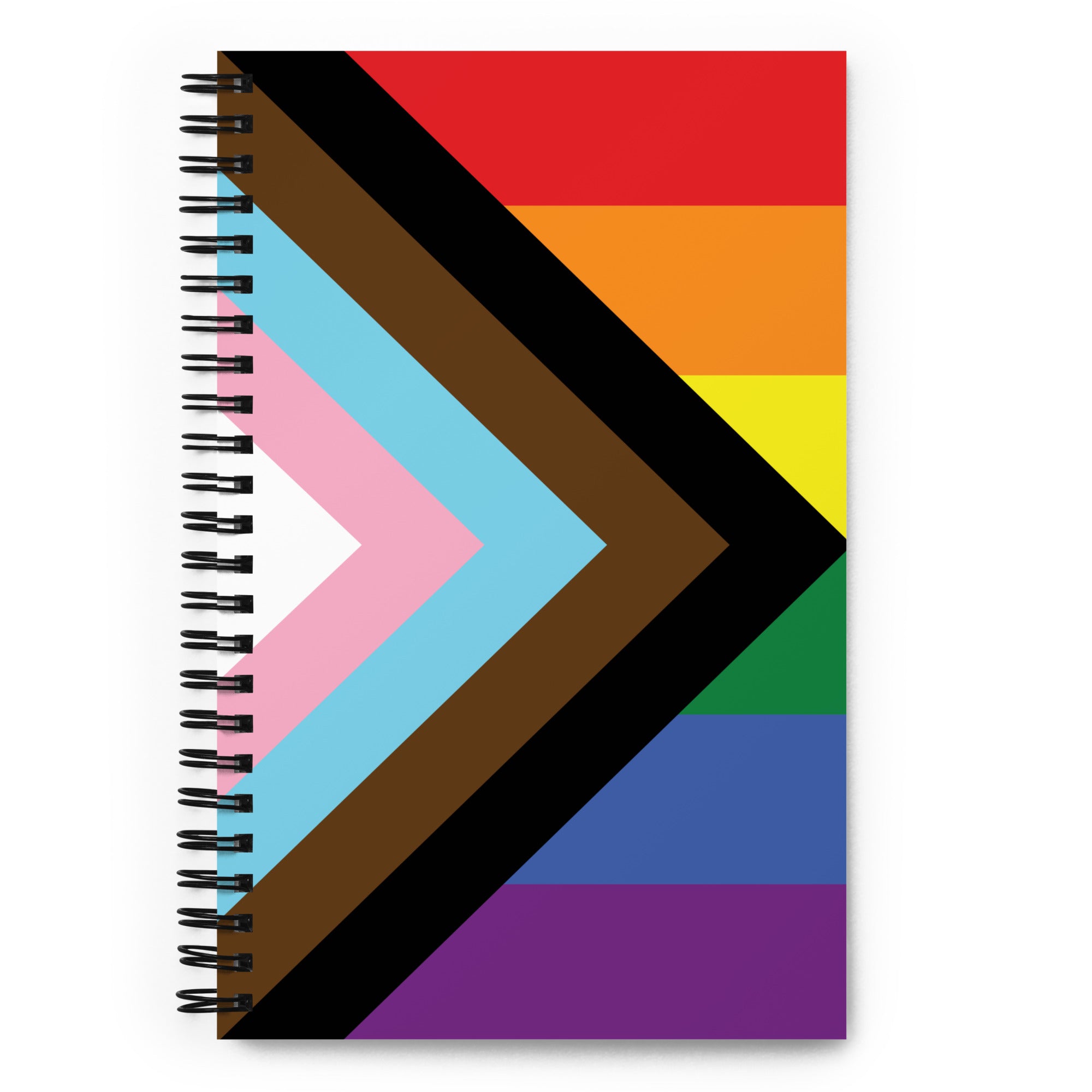 Spiral notebook- Progress Pride