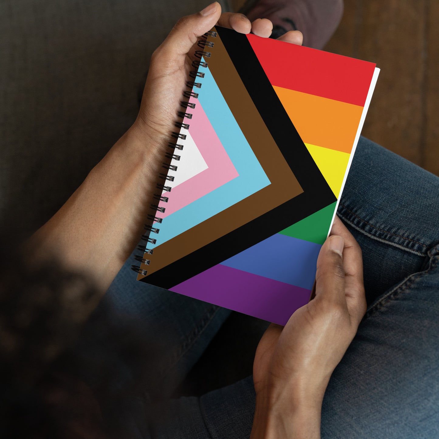 Spiral notebook- Progress Pride