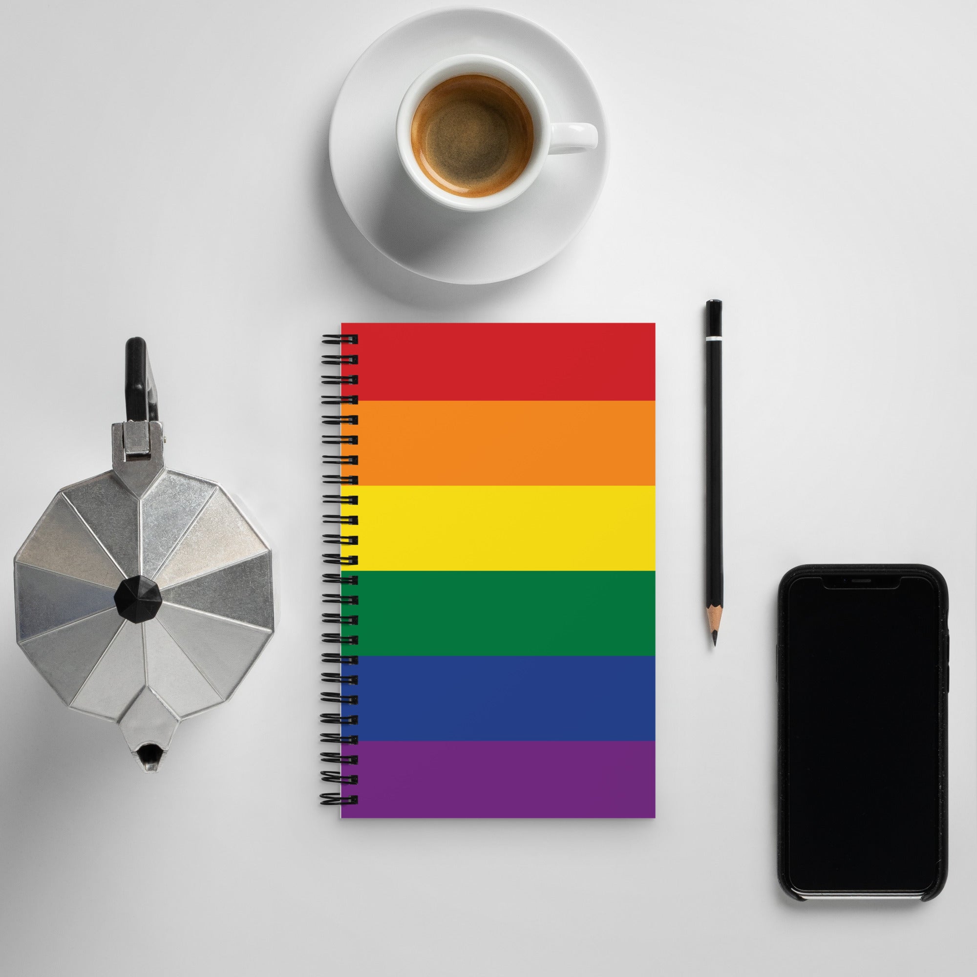 Spiral notebook- Pride Rainbow