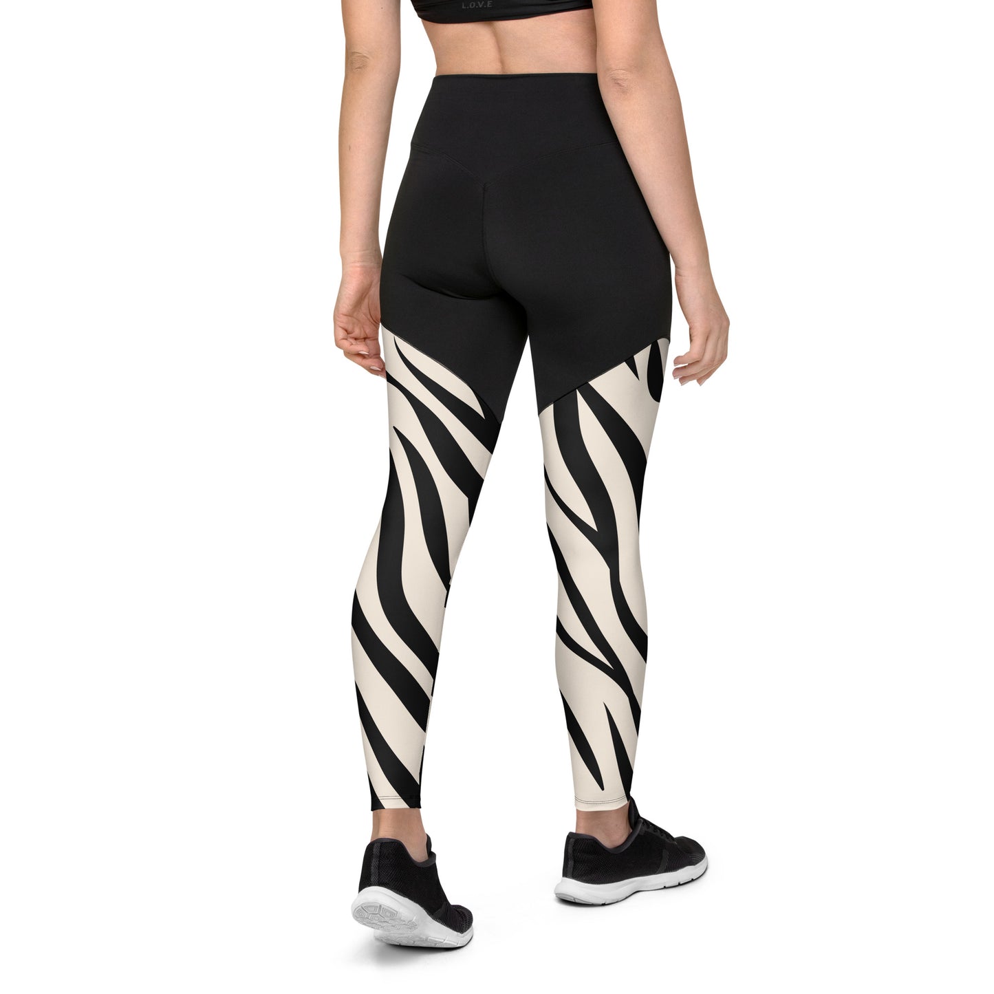 Sports Leggings- Zebra Skin II