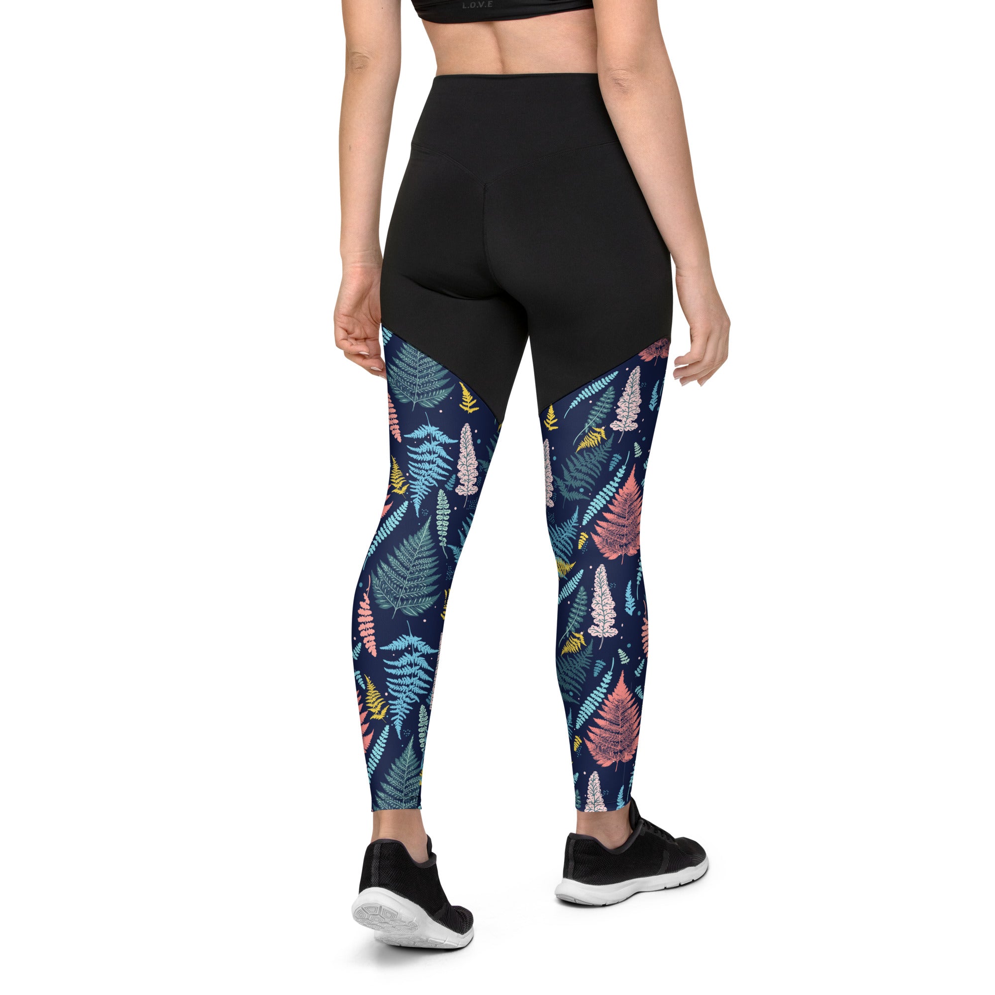 Sports Leggings- Fern