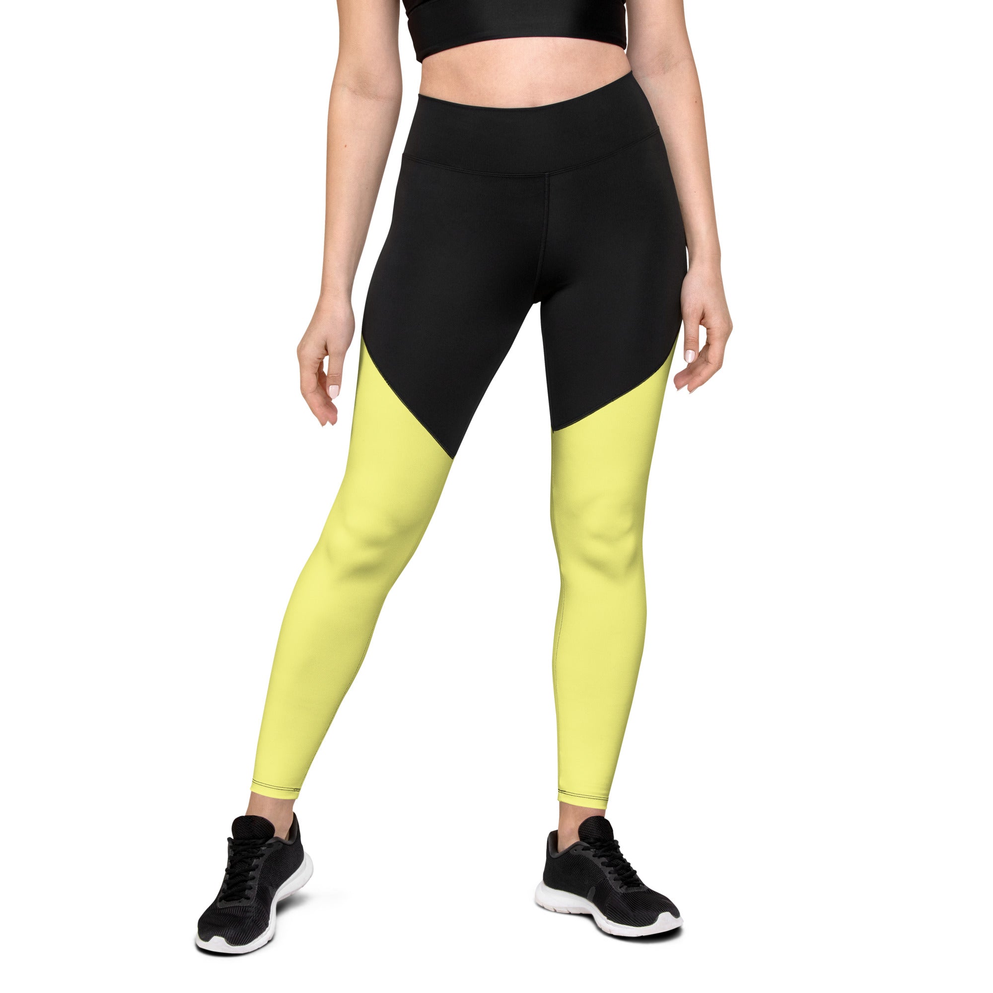 Sports Leggings- Yellow