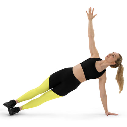 Sports Leggings- Yellow