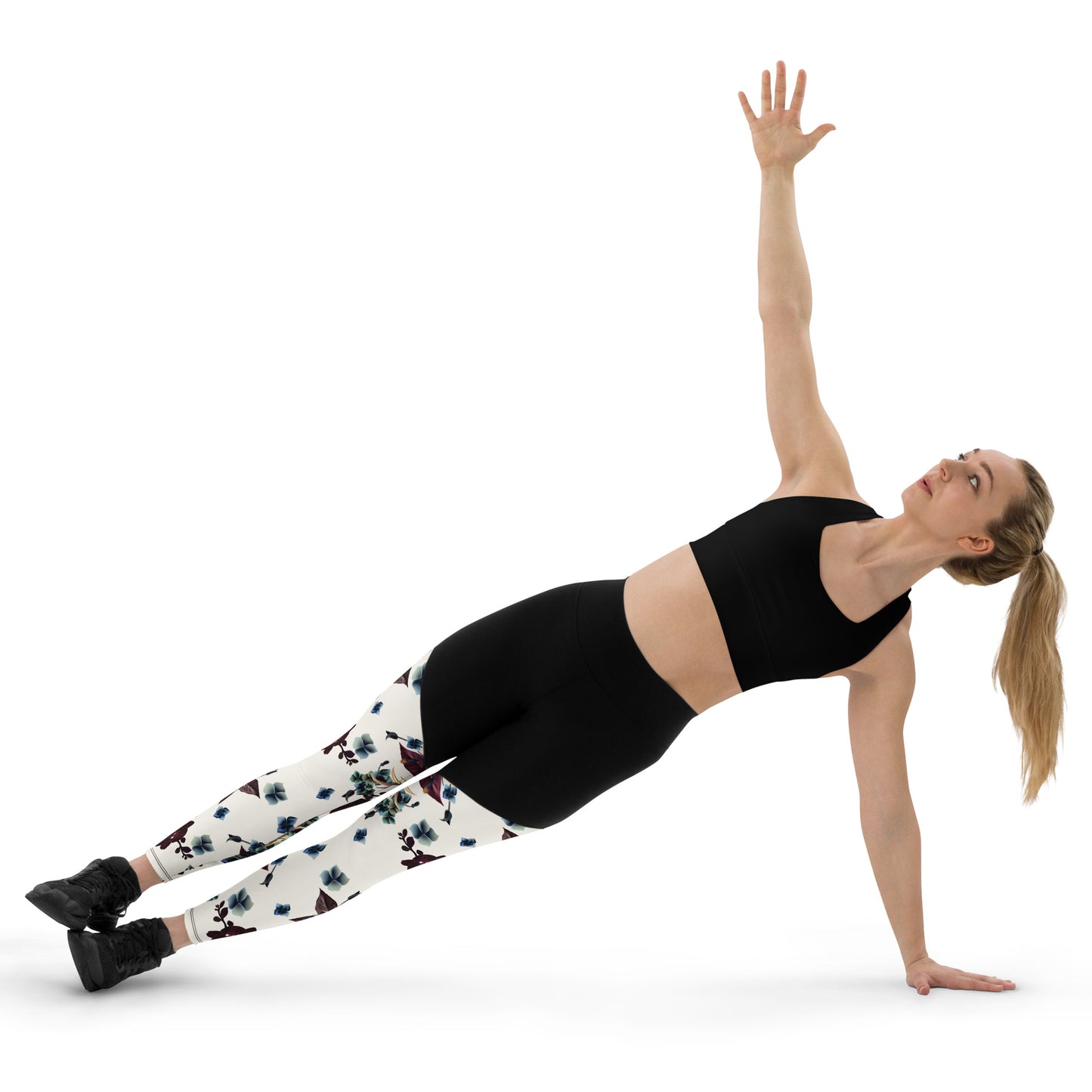 Sports Leggings- Orchids