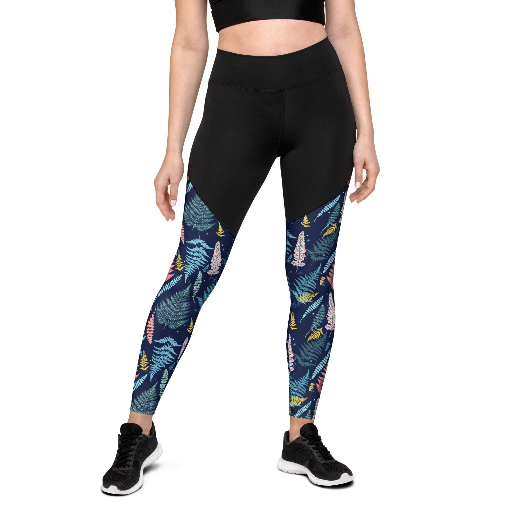 Sports Leggings- Fern