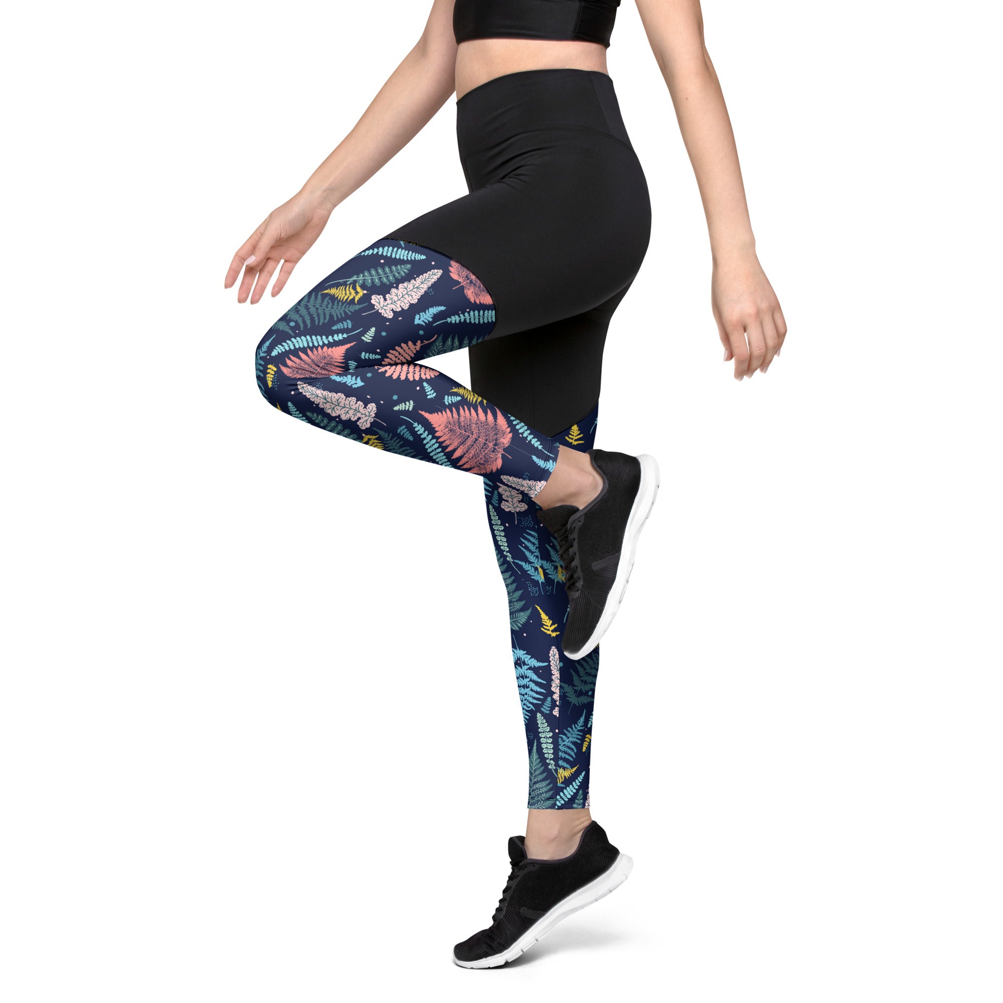 Sports Leggings- Fern