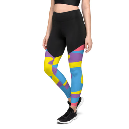 Sports Leggings- Abstract II