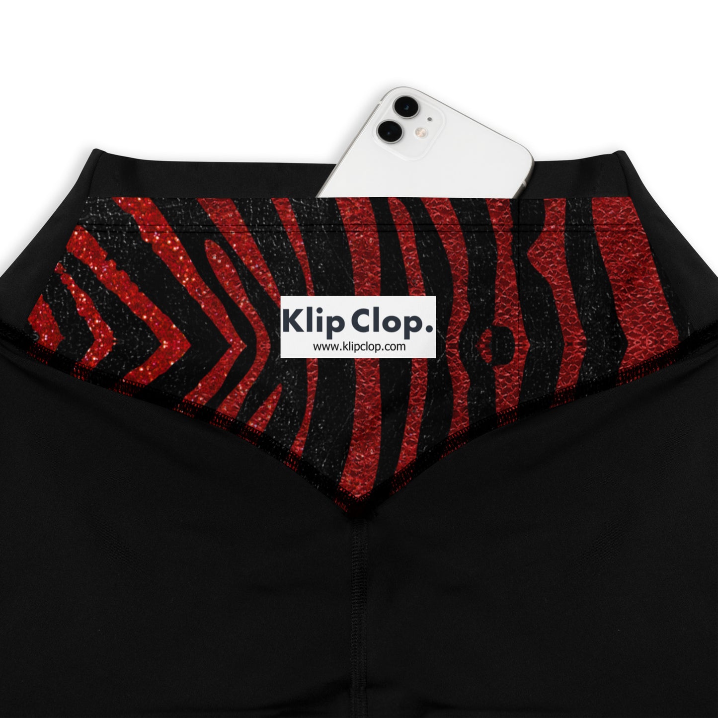 Sports Leggings- Zebra Skin