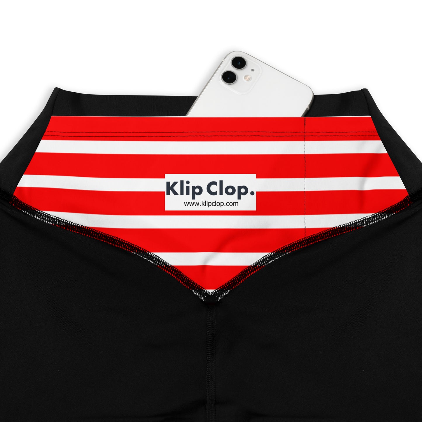 Sports Leggings- Red Stripes