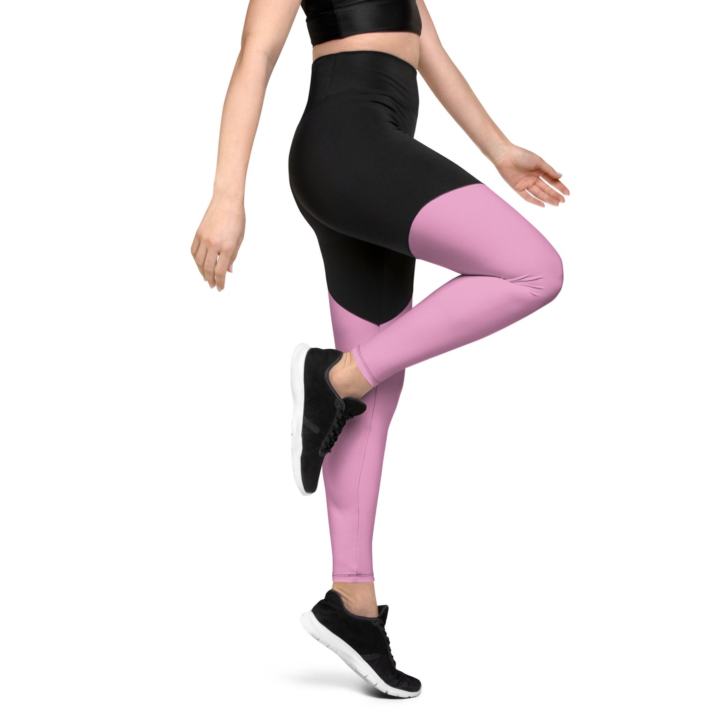 Sports Leggings- Pink