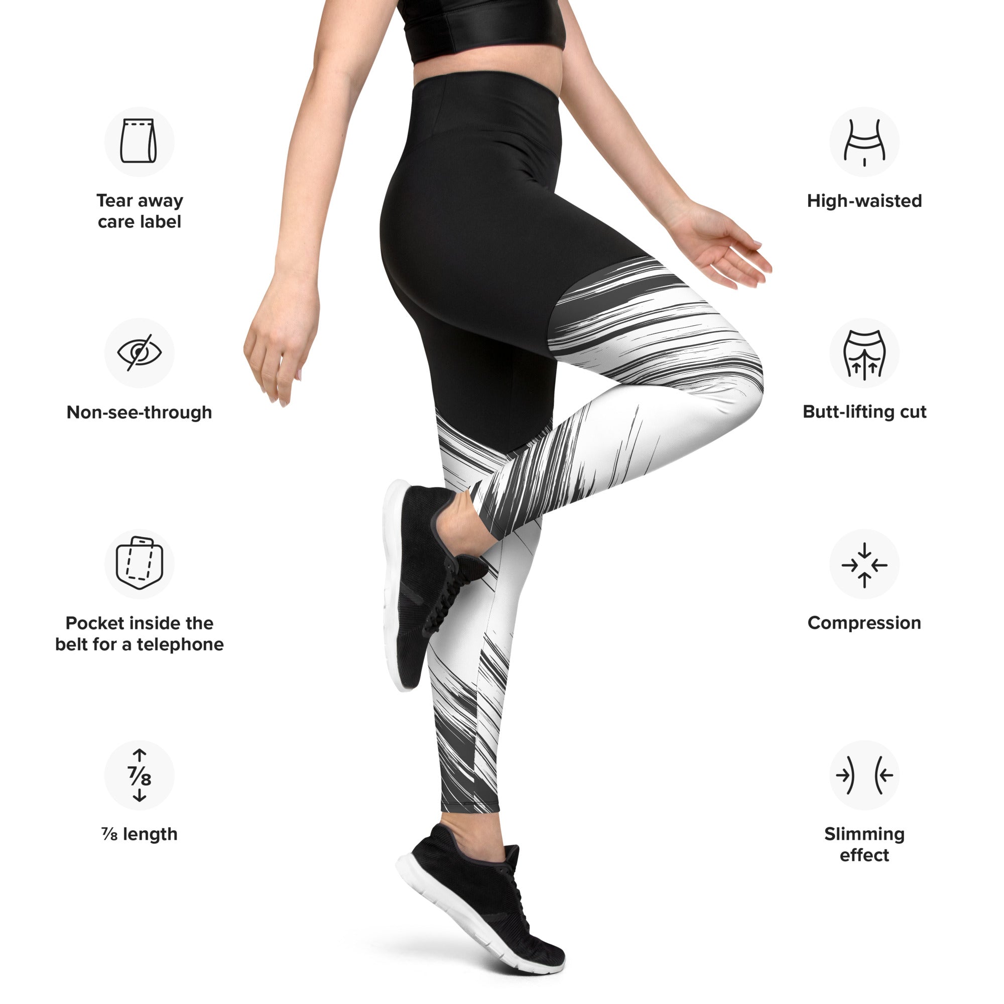 Sports Leggings- Abstract III