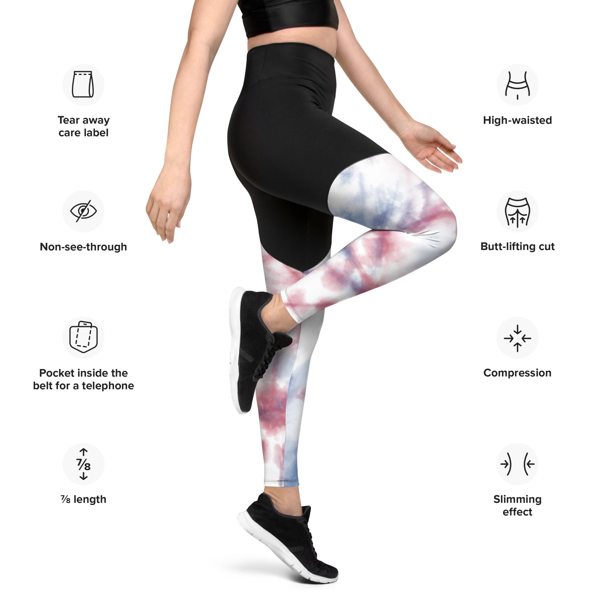 Sports Leggings- Tie Dye II