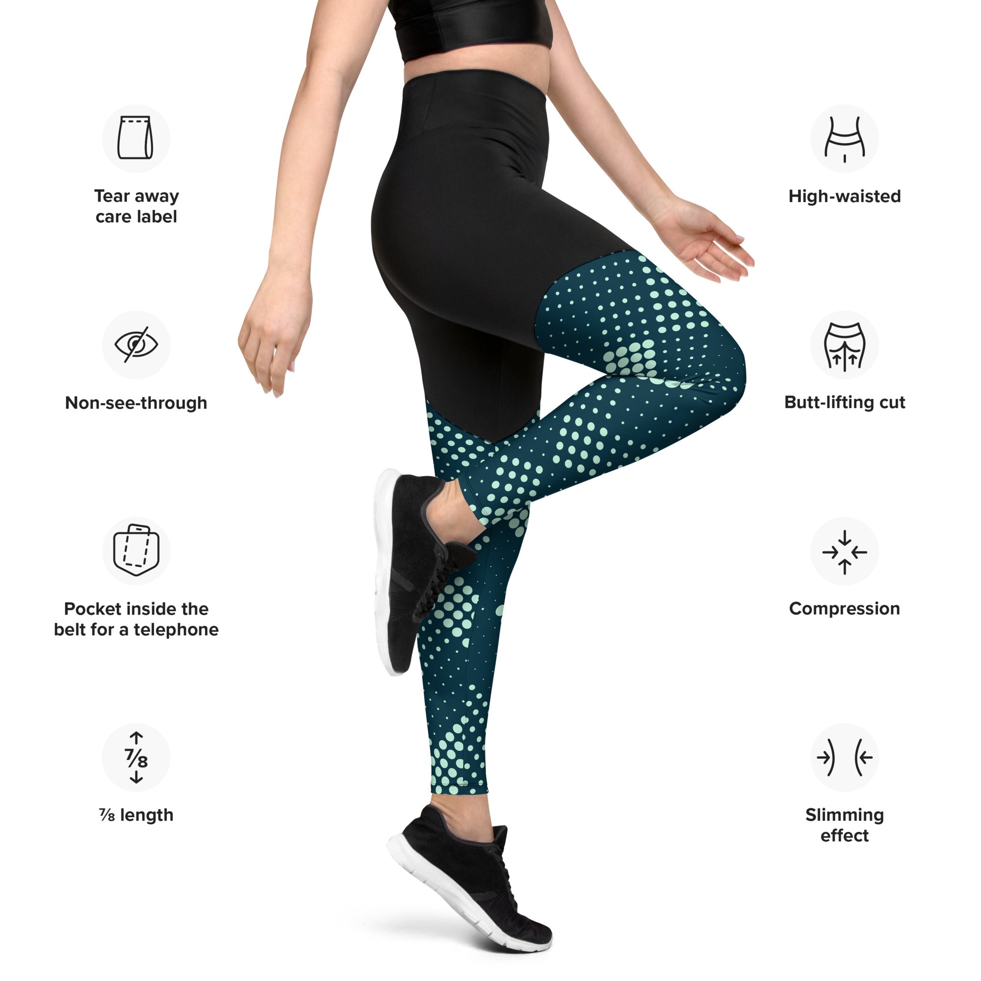 Sports Leggings- Abstract I