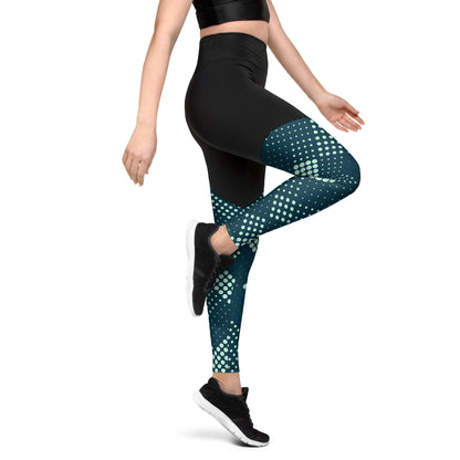 Sports Leggings- Abstract I