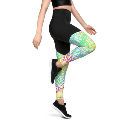Sports Leggings- Mandala