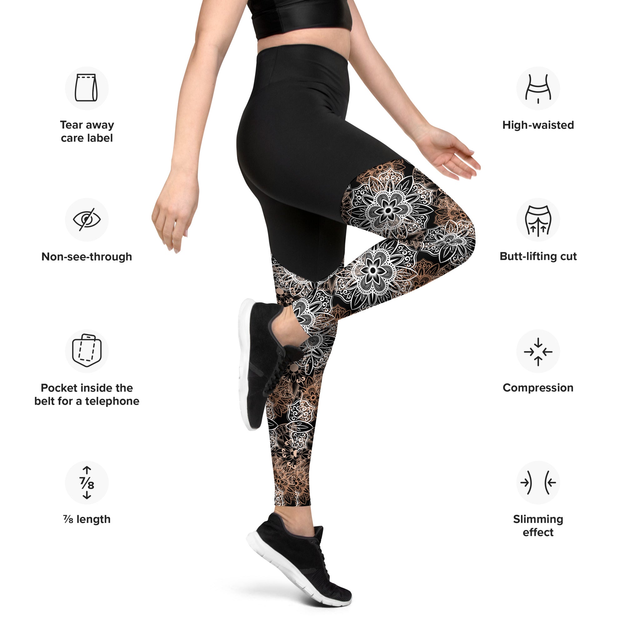 Sports Leggings- Mandala II