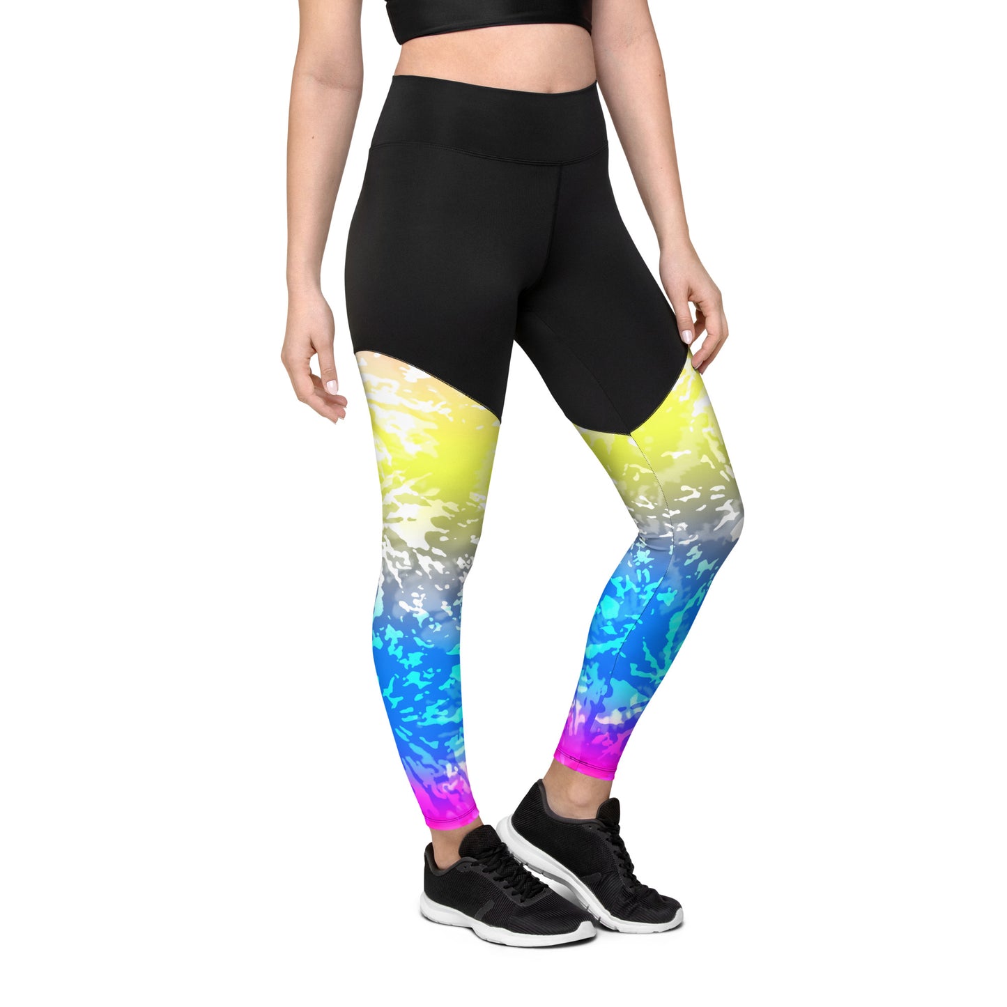 Sports Leggings- Tie Dye I