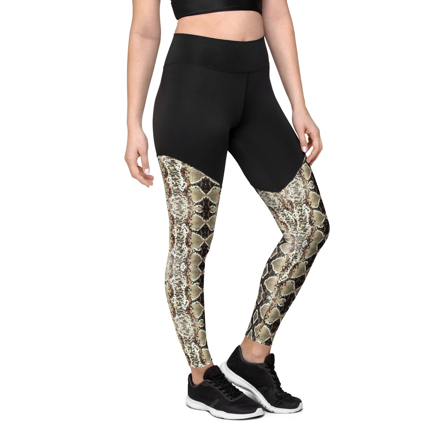 Sports Leggings- Python Skin