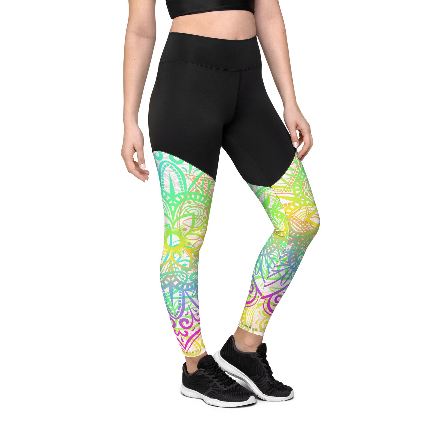 Sports Leggings- Mandala