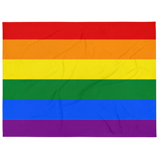 Throw Blanket- Rainbow(60inch x 80inch)
