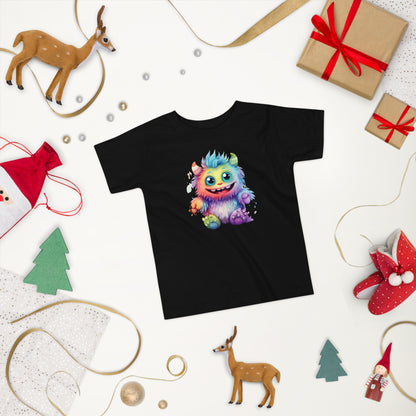 Toddler Short Sleeve Tee- Happy Monster