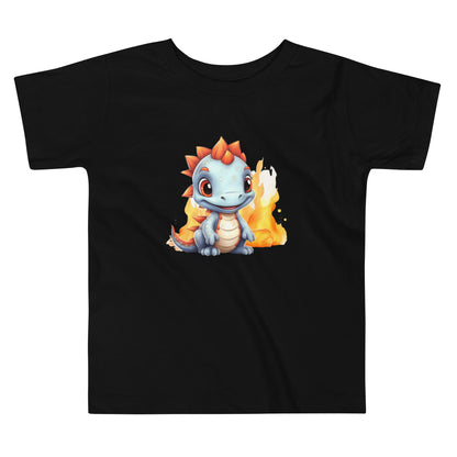 Toddler Short Sleeve Tee- Cute Dinosaur