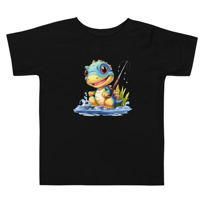 Toddler Short Sleeve Tee- Cute Dinosaur