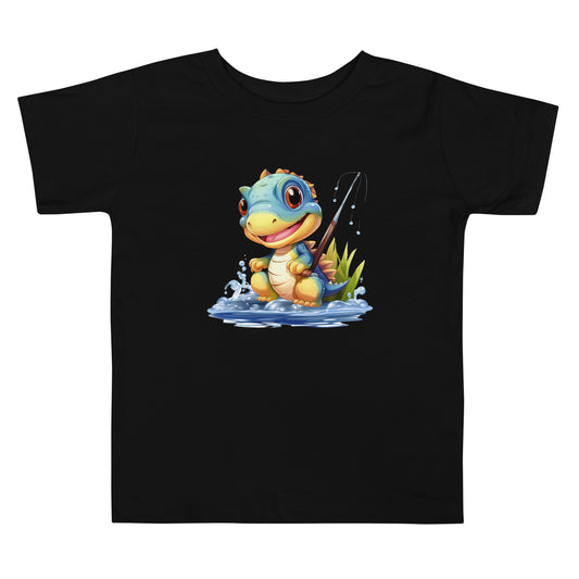 Toddler Short Sleeve Tee- Cute Dinosaur