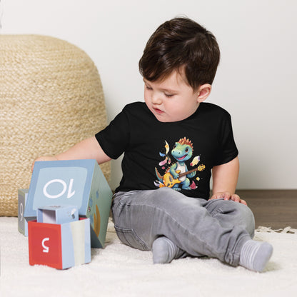 Toddler Short Sleeve Tee- Cute Dinosaur