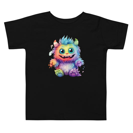 Toddler Short Sleeve Tee- Happy Monster
