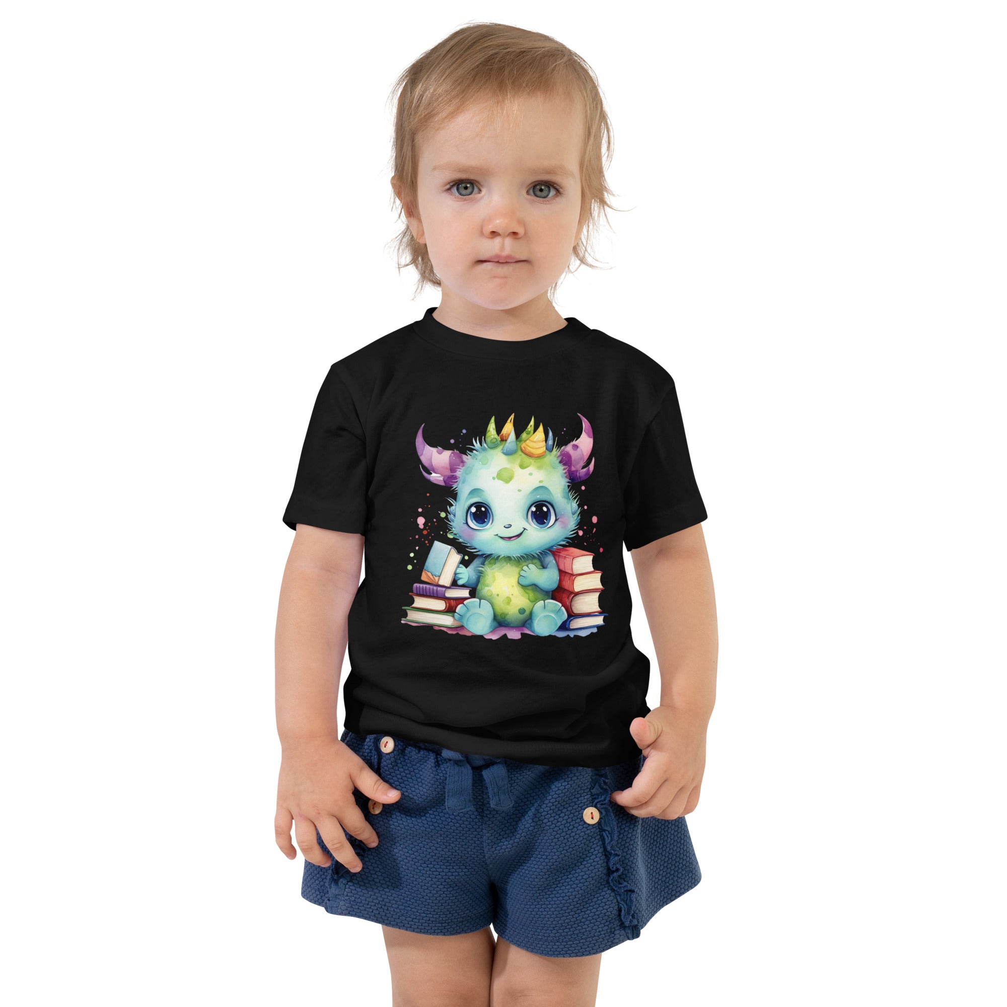 Toddler Short Sleeve Tee- Happy Monster