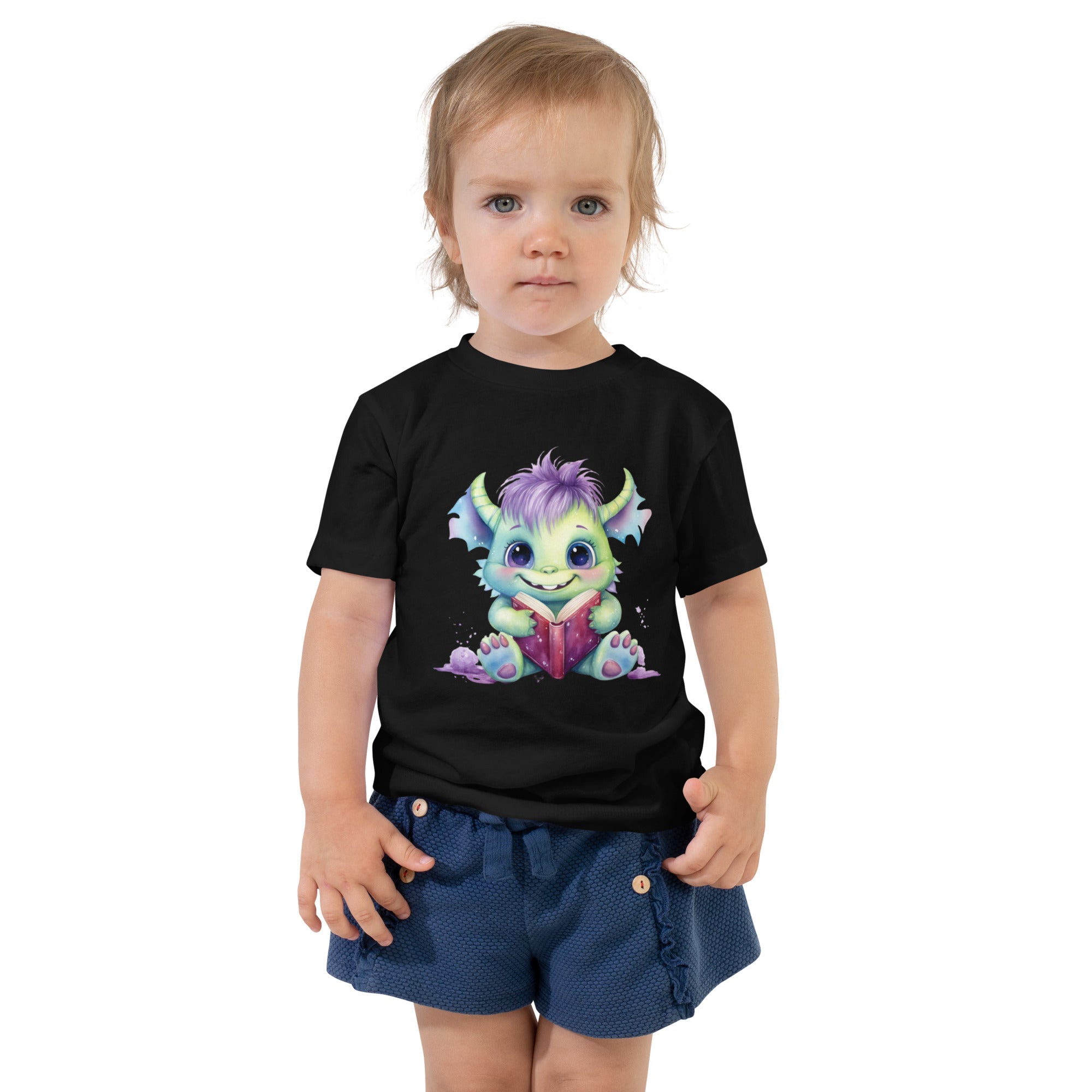 Toddler Short Sleeve Tee- Happy Monster