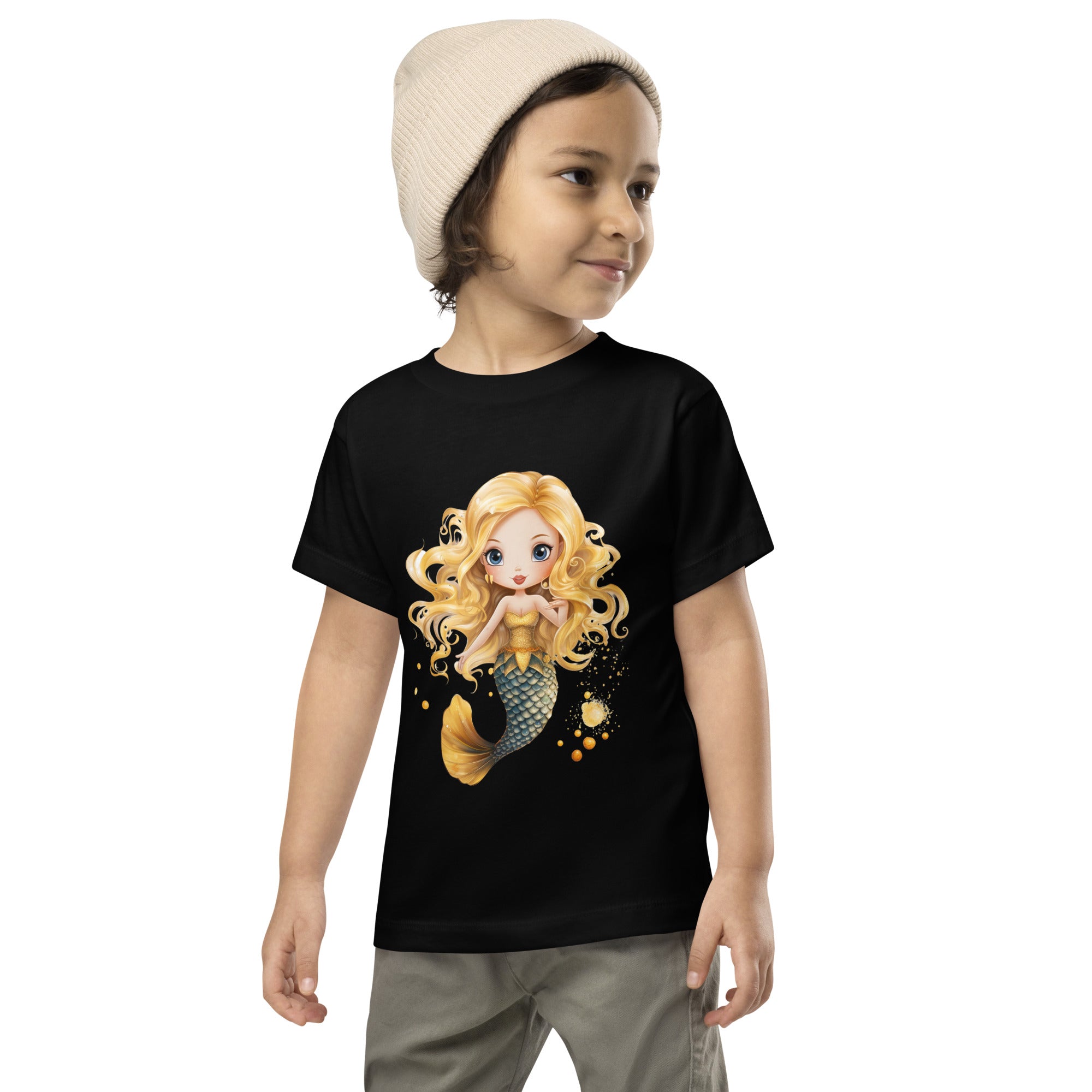 Toddler Short Sleeve Tee- Cute Mermaid