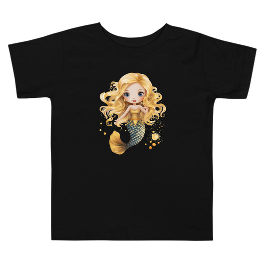 Toddler Short Sleeve Tee- Cute Mermaid