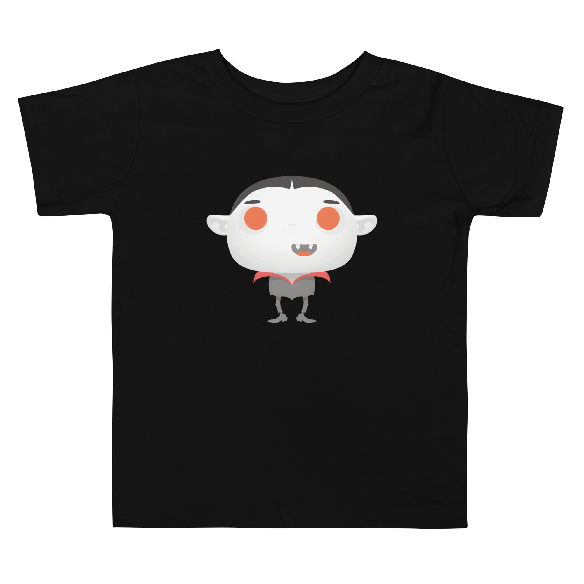 Toddler Short Sleeve Tee-Spooky Halloween Monster-Vampire