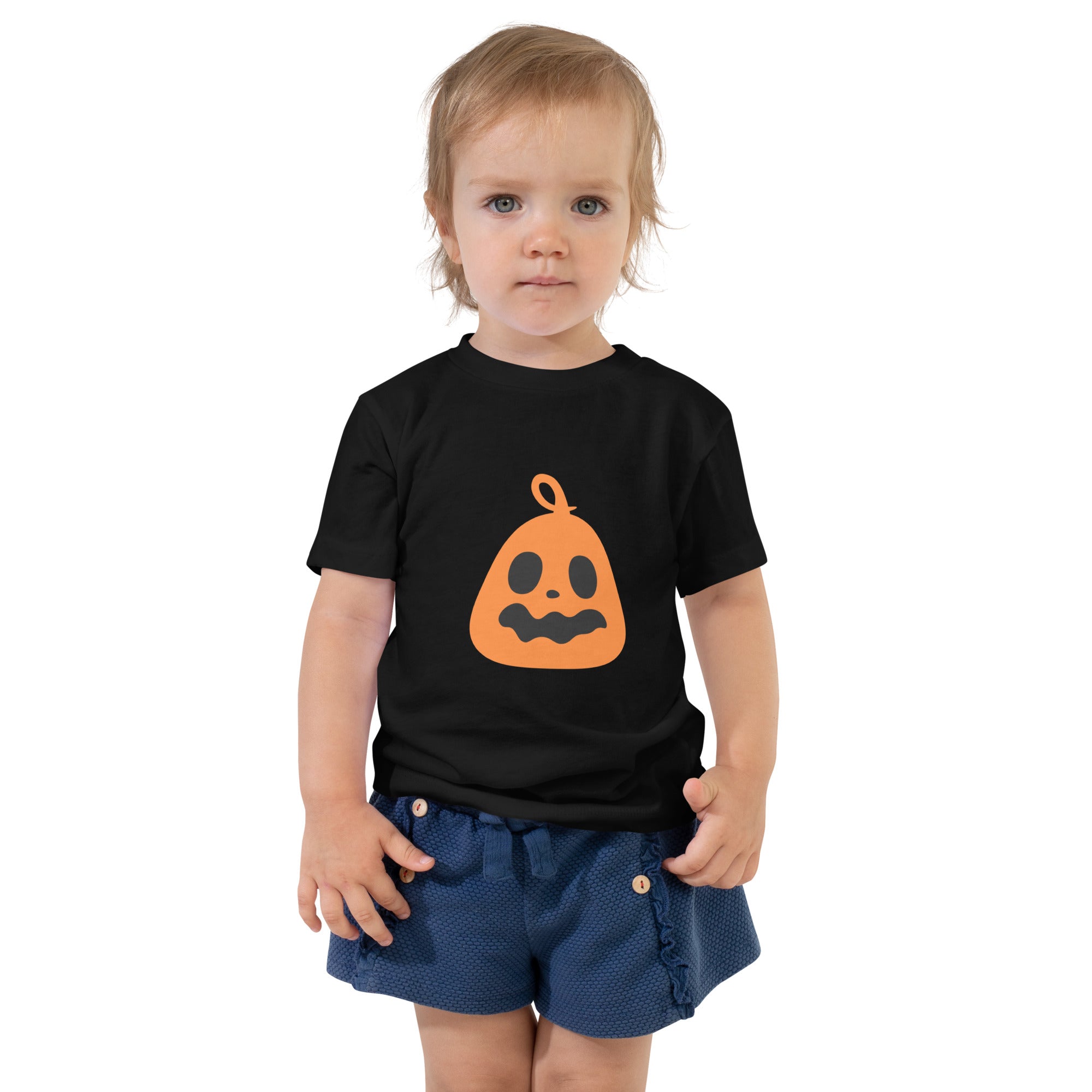 Toddler Short Sleeve Tee-Scary Pumpkin IV