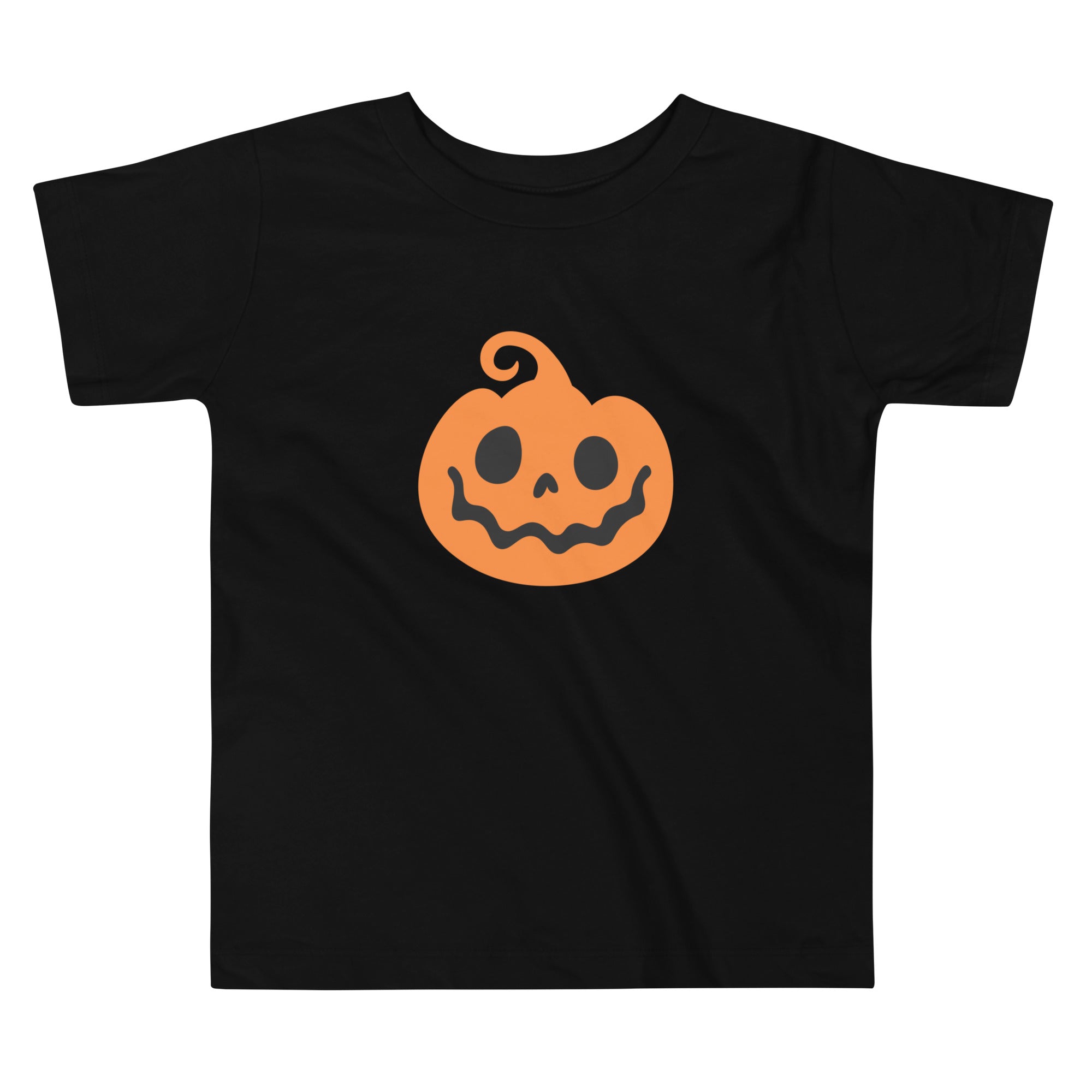 Toddler Short Sleeve Tee-Scary Pumpkin III