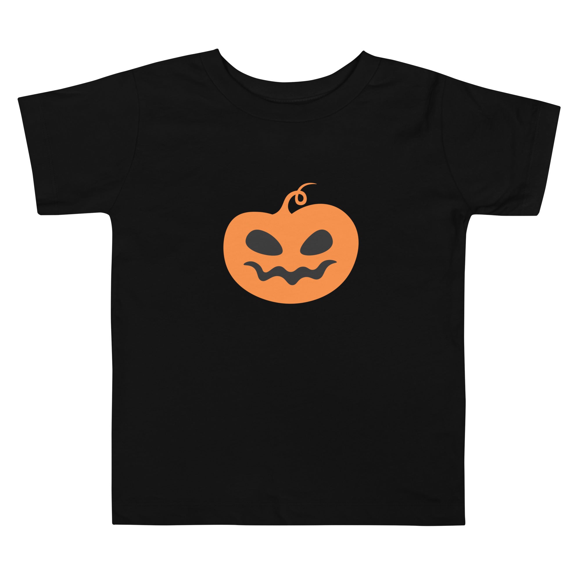 Toddler Short Sleeve Tee-Scary Pumpkin I