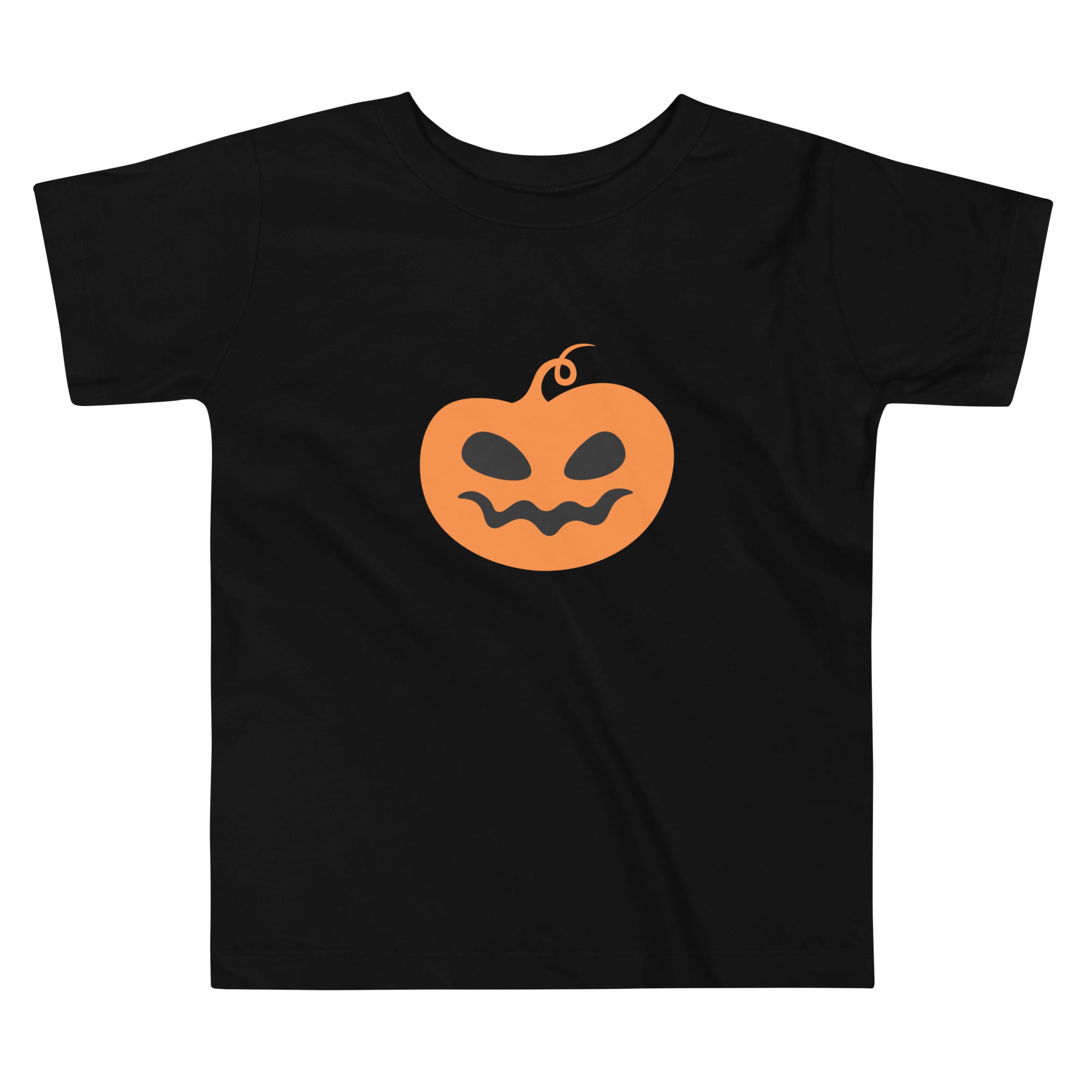 Toddler Short Sleeve Tee-Scary Pumpkin I