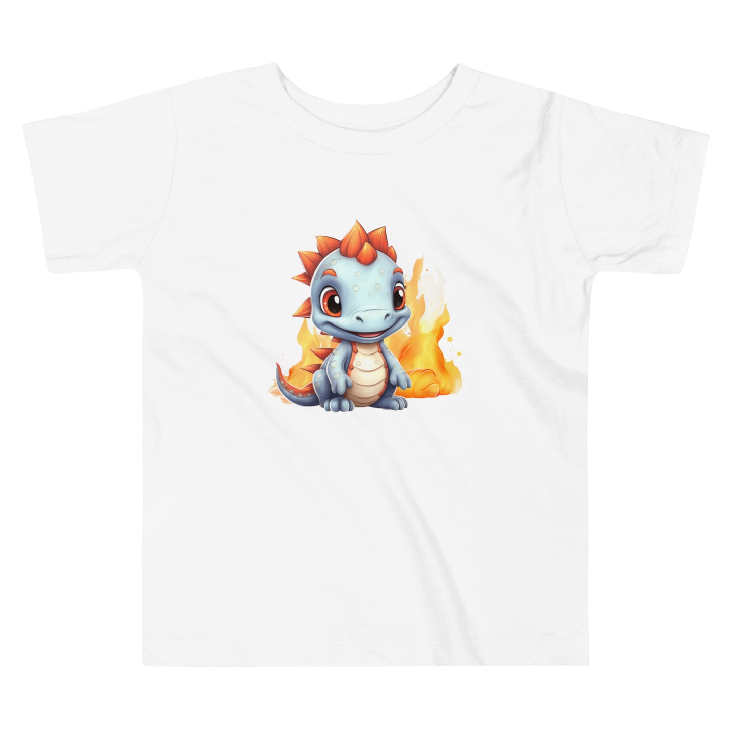 Toddler Short Sleeve Tee- Cute Dinosaur