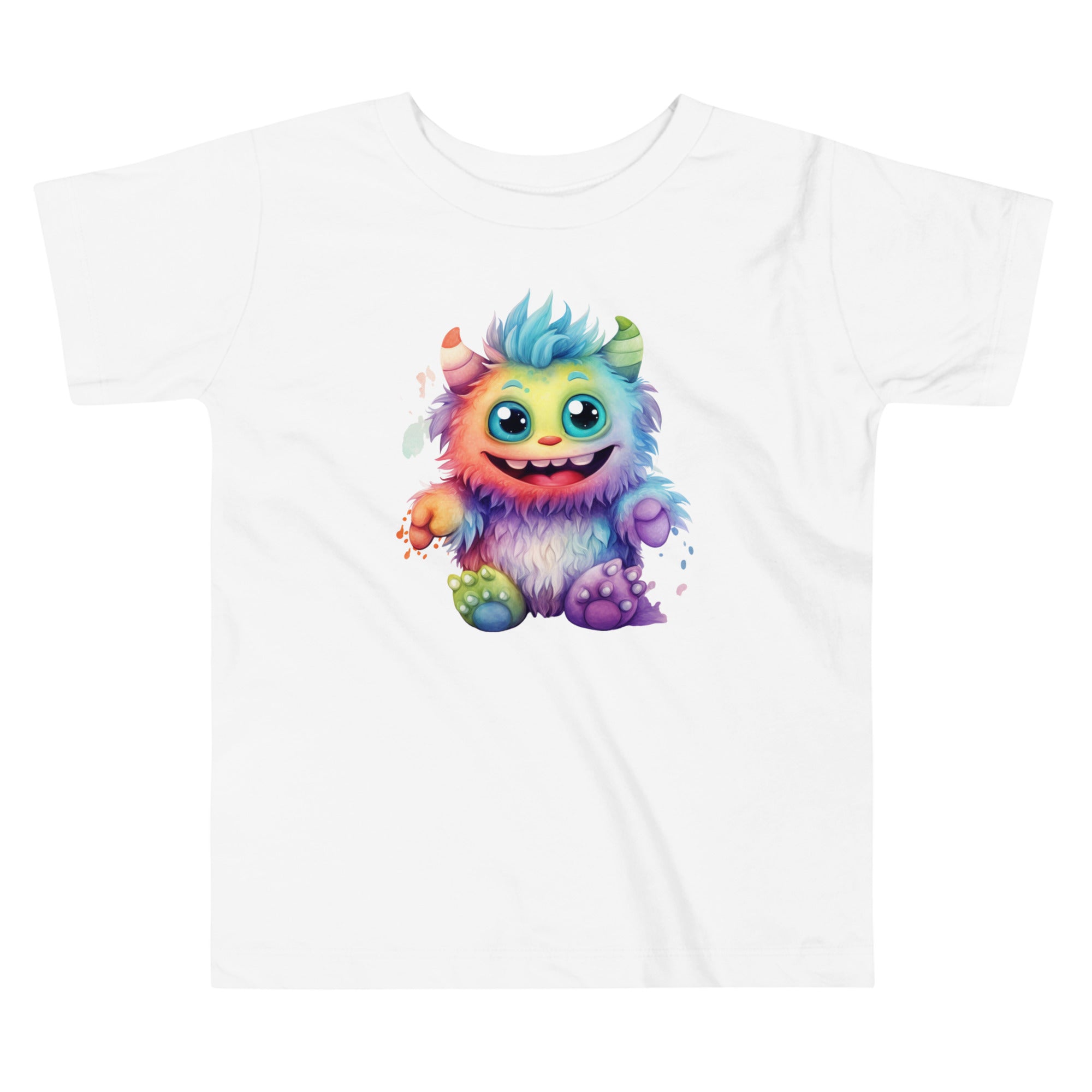 Toddler Short Sleeve Tee- Happy Monster