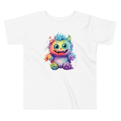 Toddler Short Sleeve Tee- Happy Monster