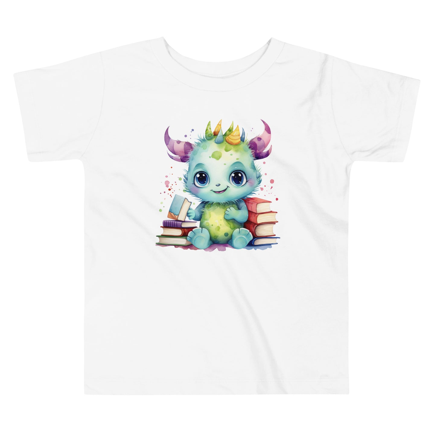 Toddler Short Sleeve Tee- Happy Monster
