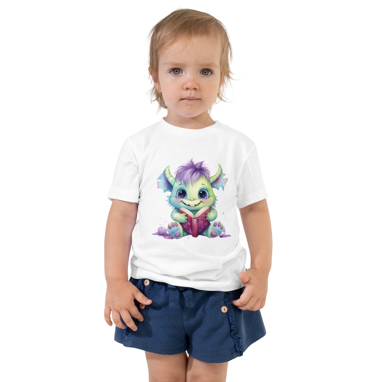 Toddler Short Sleeve Tee- Happy Monster