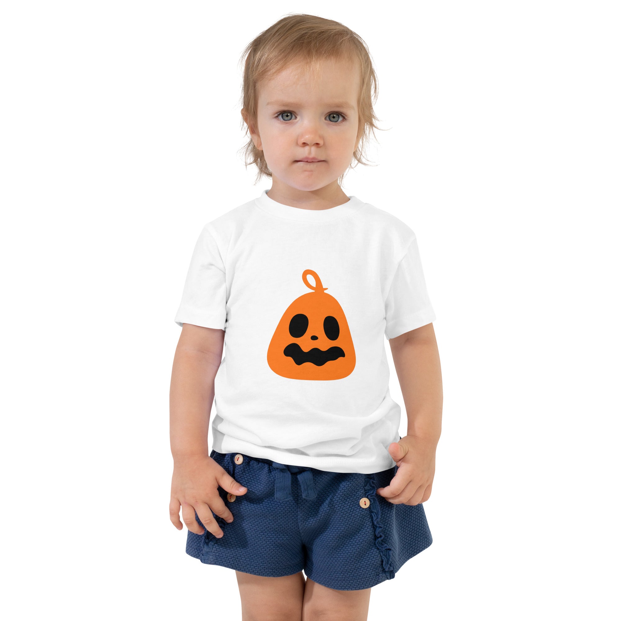 Toddler Short Sleeve Tee-Scary Pumpkin IV