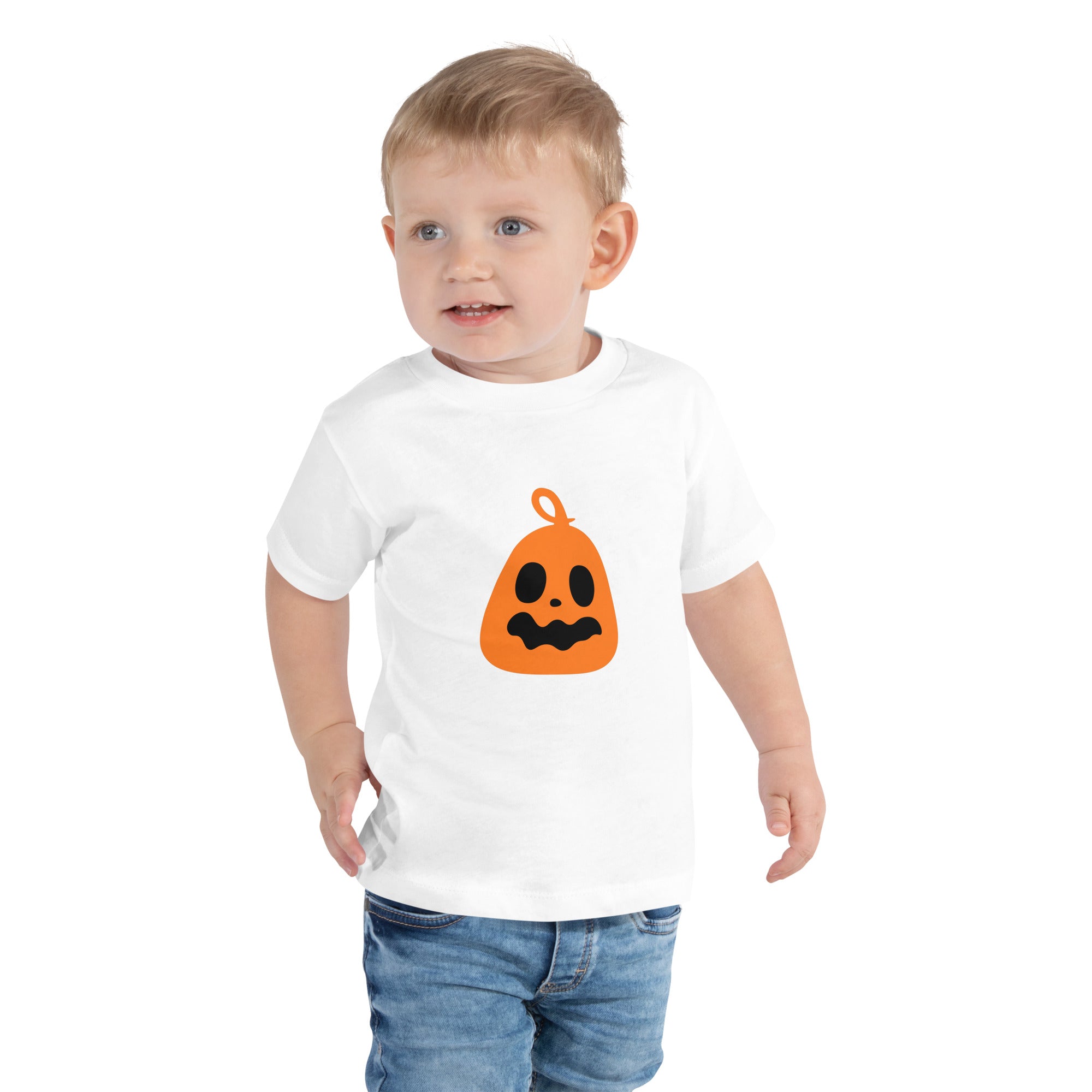 Toddler Short Sleeve Tee-Scary Pumpkin IV